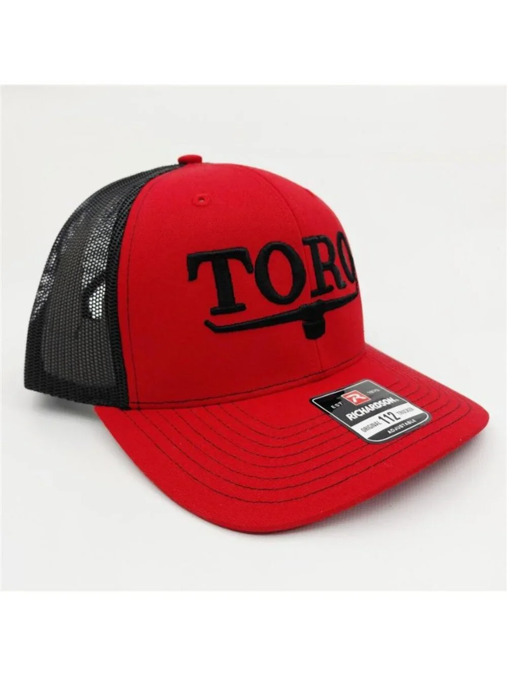 Toro Lawn Mower Turf Equipment Embroidered Red Black Richardson 112 Hat Retro US